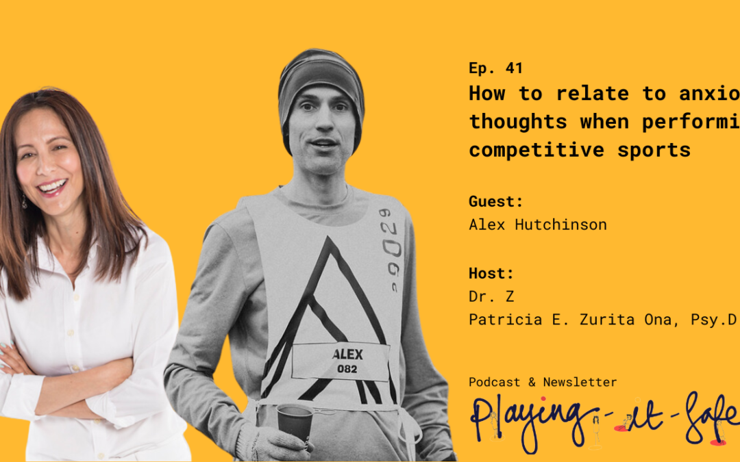 How to relate to anxious thoughts when performing competitive sports